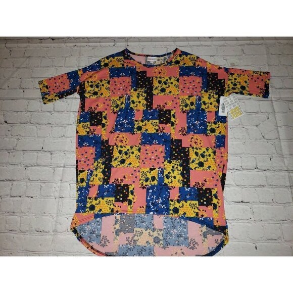 Nwt Lularoe Irma High-low Tunic Short-Sleeve T-Shirt Women's Size XXS - Picture 1 of 5